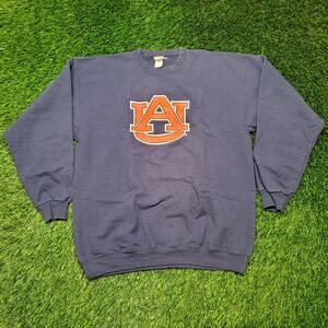 VTG 90s Auburn Tigers Sweatshirt Mens L Fits Large Boxy Crewneck USA Made